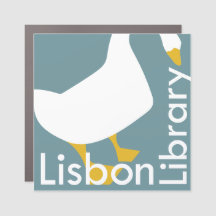 Lisbon Library Maine magneet