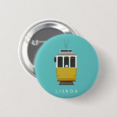 Lisbon Pin Ronde Button 5,7 Cm (Voorkant /achterkant)