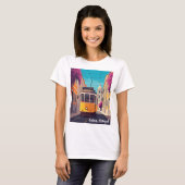 Lisbon Portugal Anime Style T-shirt (Voorkant volledig)