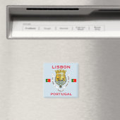 Lisbon Portugal Coat of Arms Magnet (Insitu (Vaatwasser))