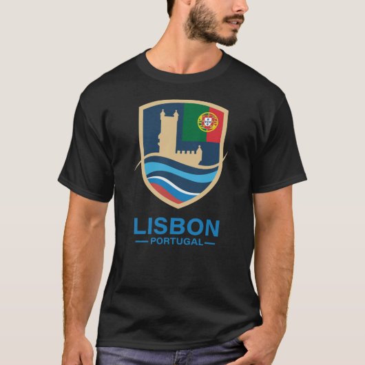 Lisbon Portugal Europe T-shirt (Voorkant)