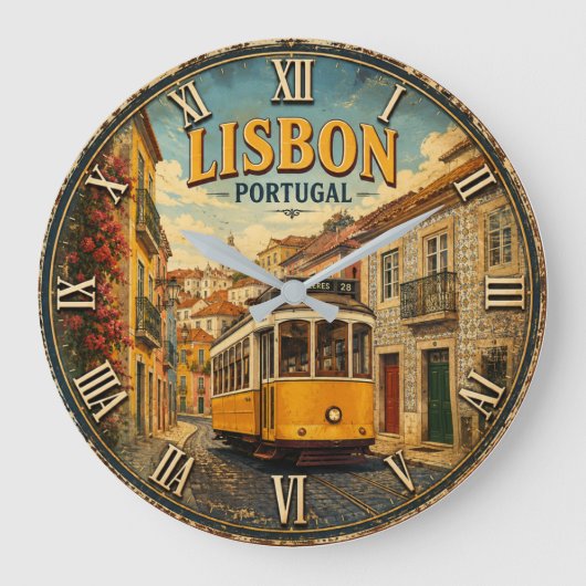 Lisbon Portugal Grote Klok (Voorkant)