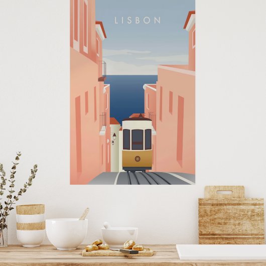 Lisbon Poster (Keuken)