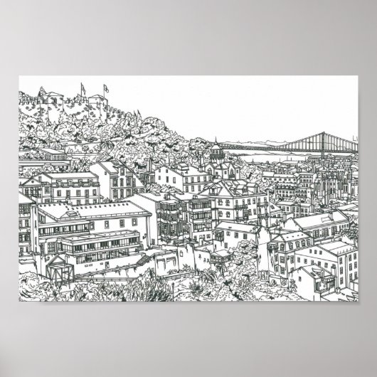 Lisbon Poster (Voorkant)