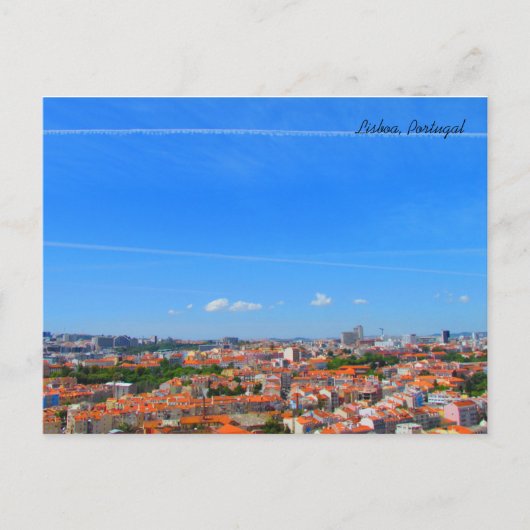 Lisbon Skyline ~ Lisbon, Portugal Briefkaart (Voorkant)