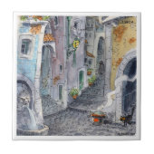 lisbon tile Alfama2 Tegeltje (Voorkant)