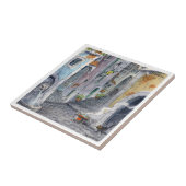 lisbon tile Alfama2 Tegeltje (Zijkant)