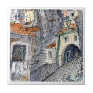 lisbon tile Alfama Tegeltje