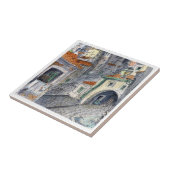 lisbon tile Alfama Tegeltje (Zijkant)