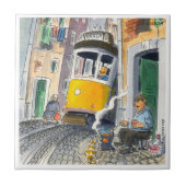 lisbon tile azulejo de lisboa 01 tegeltje (Voorkant)