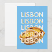 Lisbon Travel Art, Blauw, Portugal Feestdagenkaart (Voorkant / Achterkant)