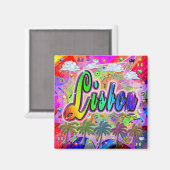 Lisbon Vista Express Magneet (Voorkant / Achterkant)