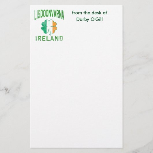 LISDOONVARNA Ierland Briefpapier (Voorkant)