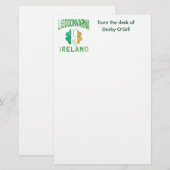 LISDOONVARNA Ierland Briefpapier (Voorkant / Achterkant)