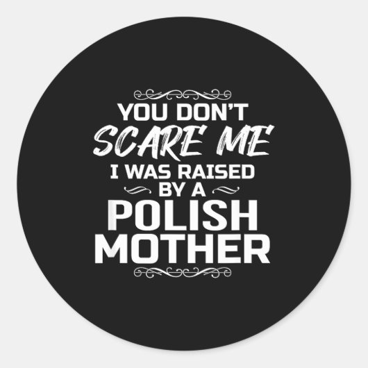 Lish Mother Raised Gift  Ronde Sticker (Voorkant)