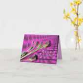 Lisianthus 6457 sympathiekaart past aan kaart (Gele Bloem)