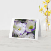 Lisianthus Bloemen Wenskaart Kaart (Gele Bloem)