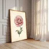 Lisianthus botanische wandkunst afdrukken poster