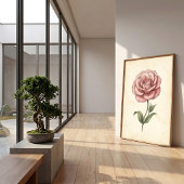 Lisianthus botanische wandkunst afdrukken poster