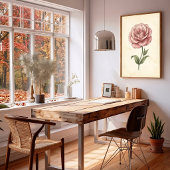 Lisianthus botanische wandkunst afdrukken poster