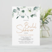 Lisianthus succulent ivoor Floral Vrijgezellenfees Kaart (Staand voorkant)