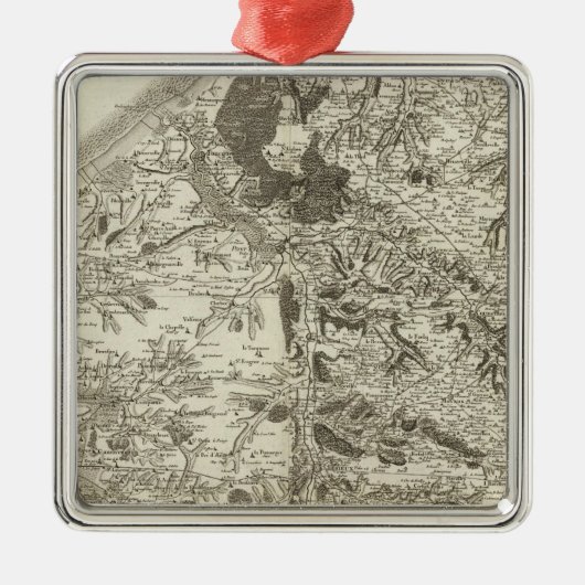 Lisieux, Honfleur Metalen Ornament (Voorkant)