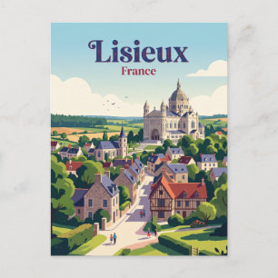 Lisieux, Normandië, Frankrijk Briefkaart