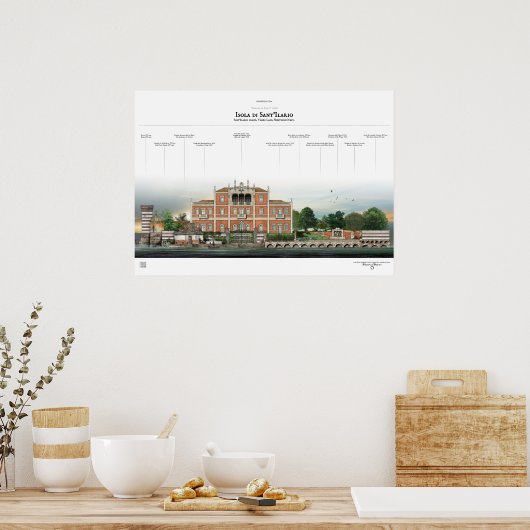 L'Isola di Sant'Ilario Poster (Keuken)