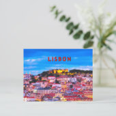 Lissabon 001B Briefkaart (Staand voorkant)