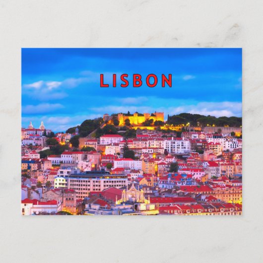 Lissabon 001B Briefkaart (Voorkant)