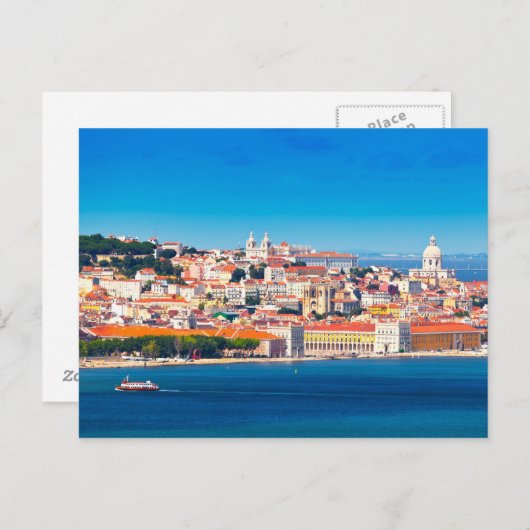 Lissabon 002A Briefkaart (Voorkant / Achterkant)