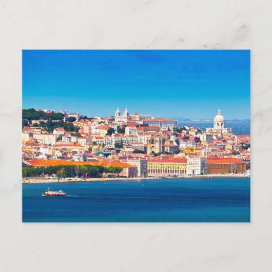 Lissabon 002A Briefkaart (Voorkant)