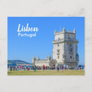 Lissabon Belem Tower in Portugal Briefkaart