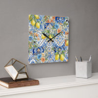 Lissabon Blauwe Citroen Tegels Citrus Keuken Decor