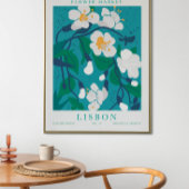 Lissabon Bloemenmarkt Botanisch Poster