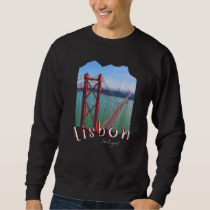 Lissabon Bridge Portugal Portugal Souvenir Ponte 2 Trui