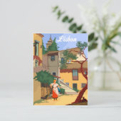 Lissabon Briefkaart (Staand voorkant)