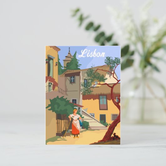 Lissabon Briefkaart (Staand voorkant)