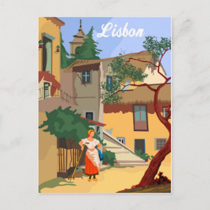 Lissabon Briefkaart