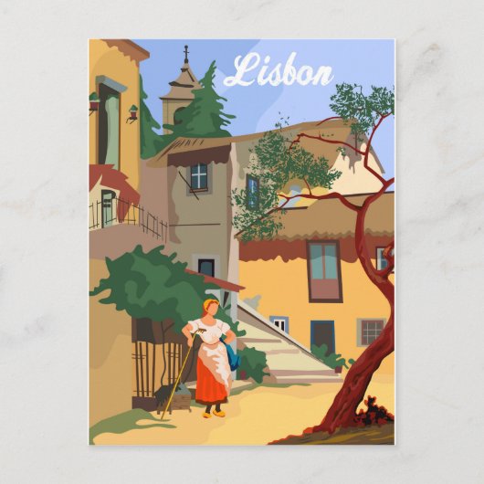 Lissabon Briefkaart (Voorkant)