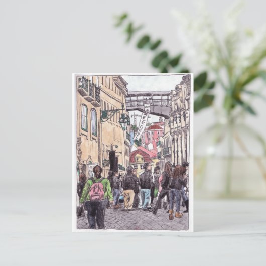 Lissabon Briefkaart (Staand voorkant)