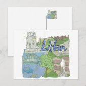 Lissabon Briefkaart (Voorkant / Achterkant)