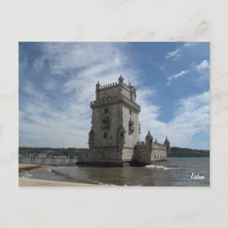 Lissabon-briefkaart-Torre de Belem Briefkaart