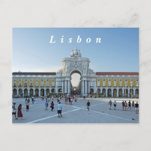 Lissabon. Commerce Square. Briefkaart