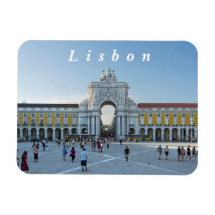 Lissabon. Commerce Square. Magneet