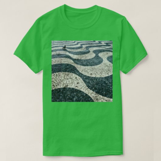 Lissabon Crazy Paving T-shirt (Design voorkant)