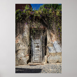 Lissabon Detail Old door Portugal Poster