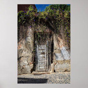 Lissabon Detail Old door Portugal Poster