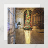 Lissabon Deur Kerstkaart door Sidewalk Safari (Voorkant / Achterkant)