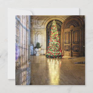 Lissabon Deur Kerstkaart door Sidewalk Safari